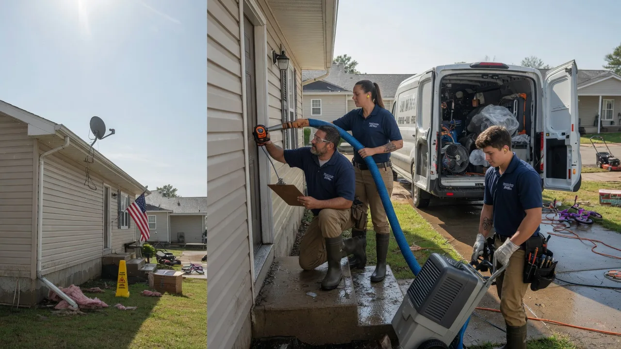 Ceiling Water Damage Restoration in West Newton, PA near me